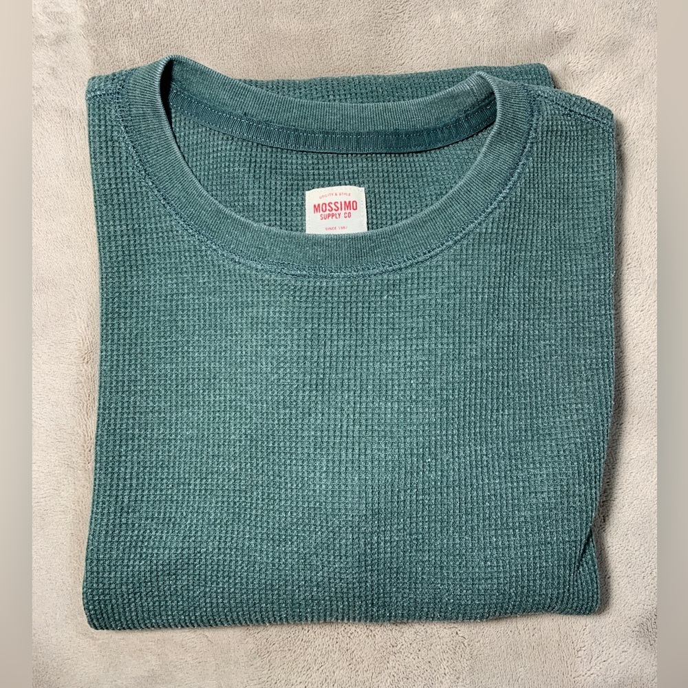 Men’s green knitted sweater ( L)